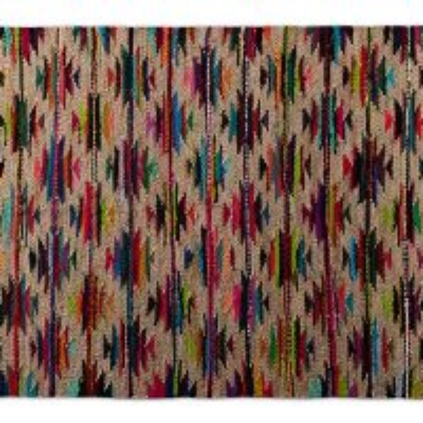 Zurich Modern and Contemporary Multi-Colored Handwoven Hemp Blend Area Rug