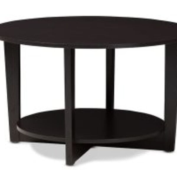 Belina Modern and Contemporary Wenge Brown Finished Coffee Table