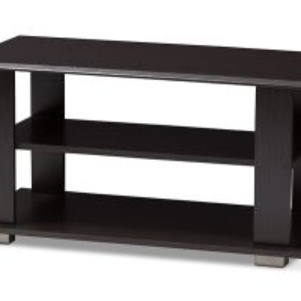 Joliette Modern and Contemporary Wenge Brown Finished Coffee Table