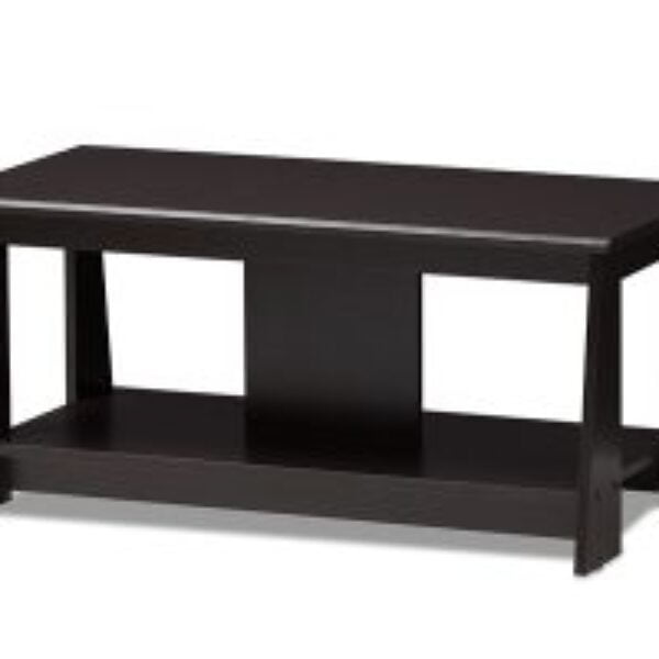 Fionan Modern and Contemporary Wenge Brown Finished Coffee Table