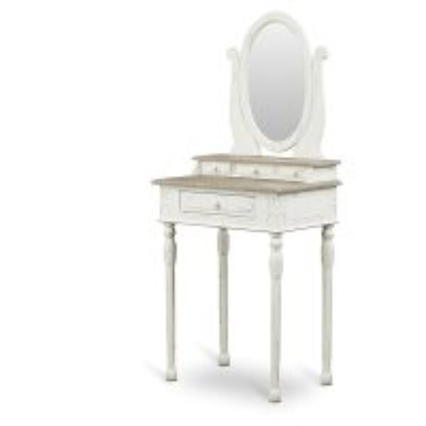 Anjou Traditional French Accent Dressing Table with Mirror