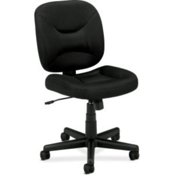 Black Task Chair Office Chair with Padded Seat