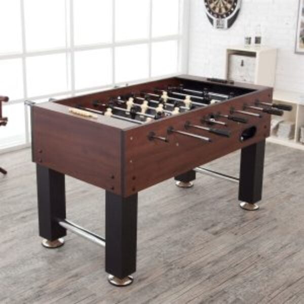 Game Time 55-inch Foosball Table with 4 Soccer Balls